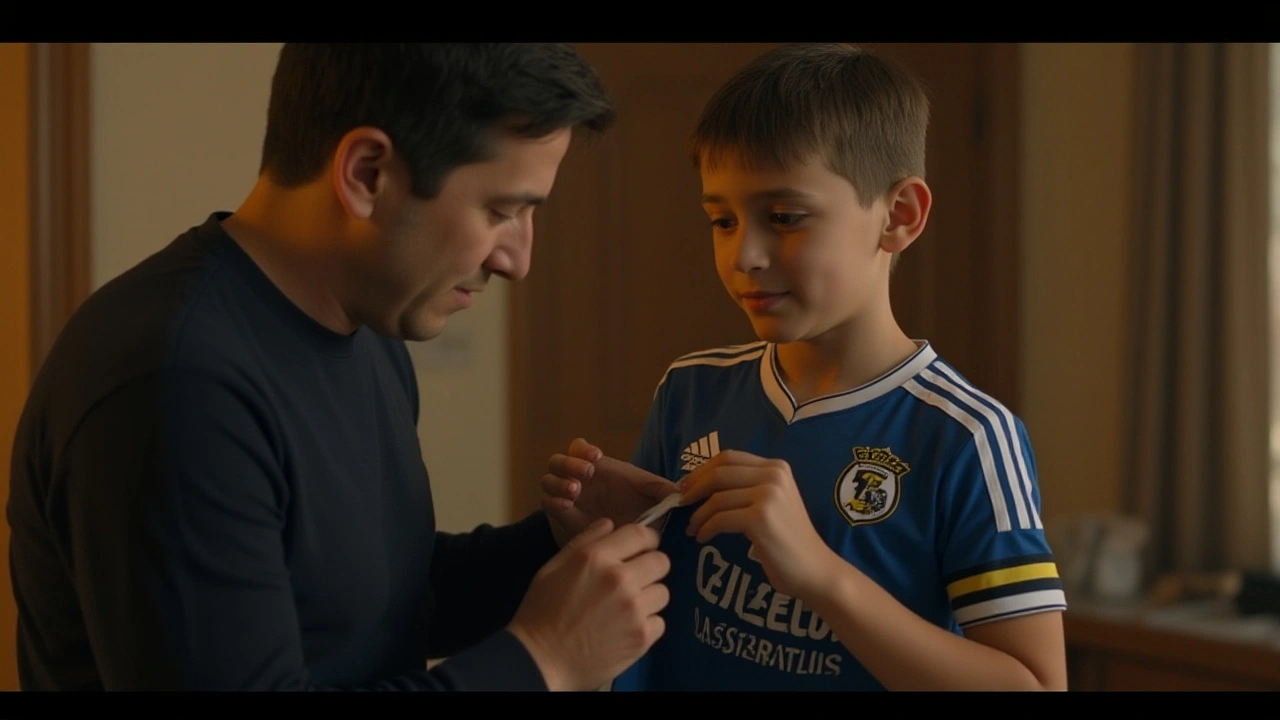 Bebeto veste neto com camisa do Cruzeiro e emociona fãs nas redes
